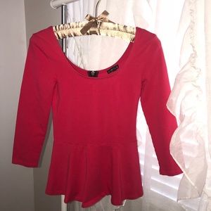 Express Peplum Waist Top